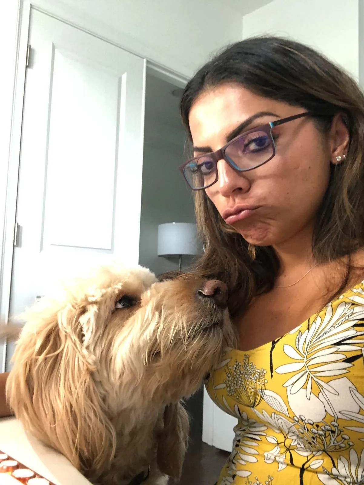 Charlie sneaking in close for a kiss